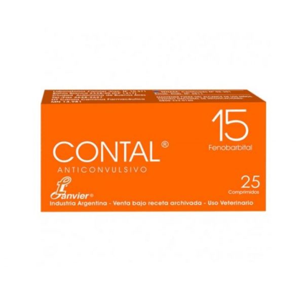 CONTAL 15 MG 25 COMPRIMIDOS – Animalia