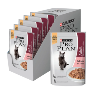 POUCH PROPLAN GATO ADULTO SALMON 85 GR