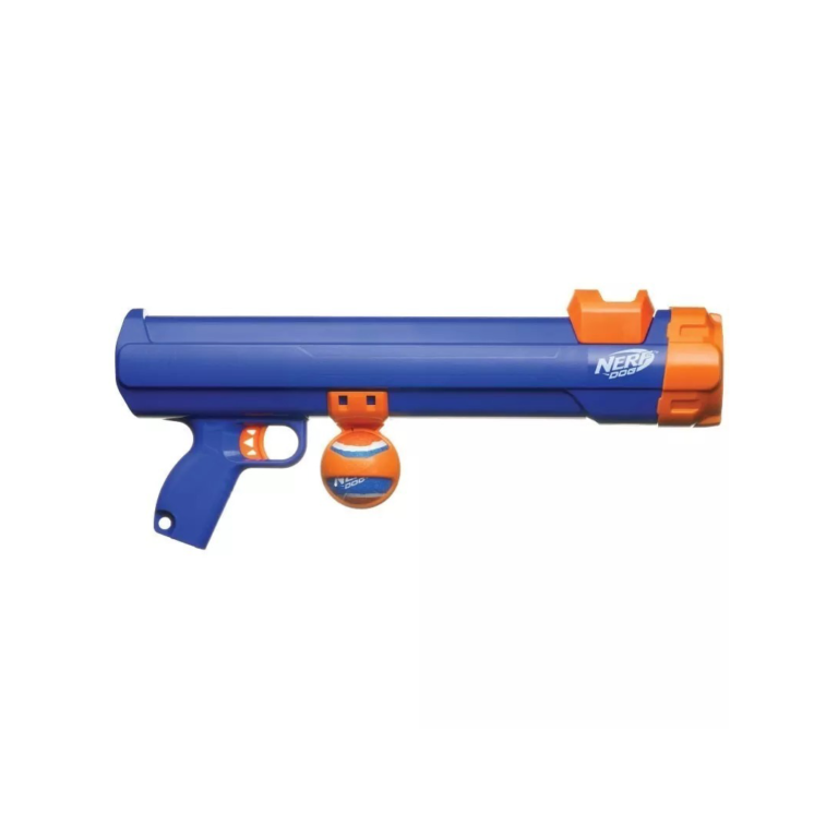 lanza pelotas nerf pistola