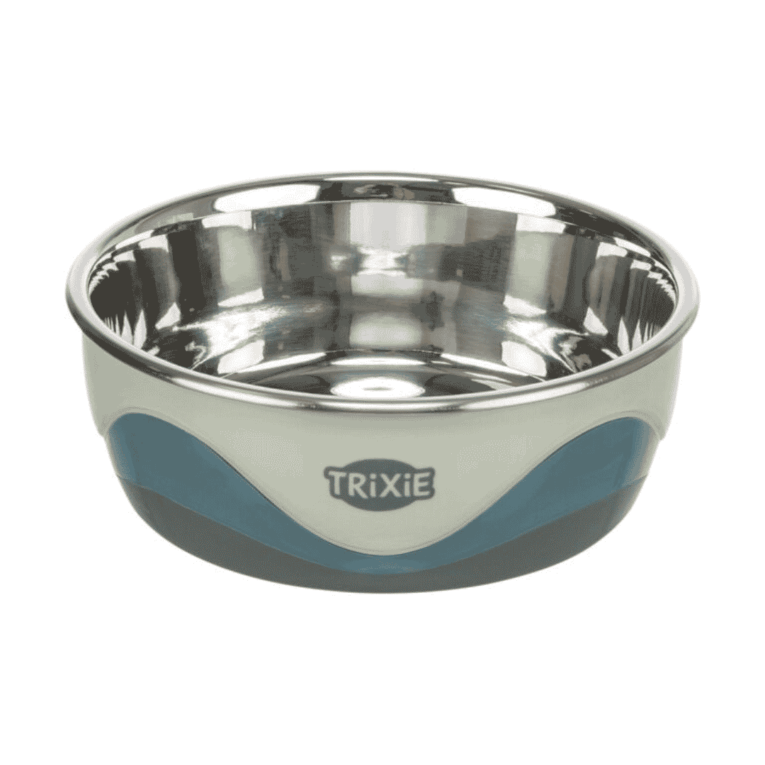 COMEDERO TRIXIE ACERO Y SILICONA1