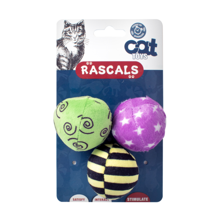 SET 3 PELOTAS RELLENAS RASCALS