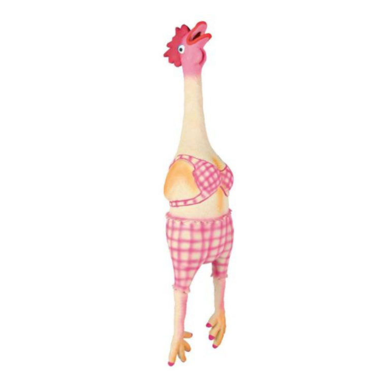 GALLINA TRIXIE LATEX CON SONIDO 48 CM