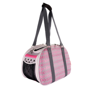 BOLSO COCOONING PLEGABLE PINK CHEVRON