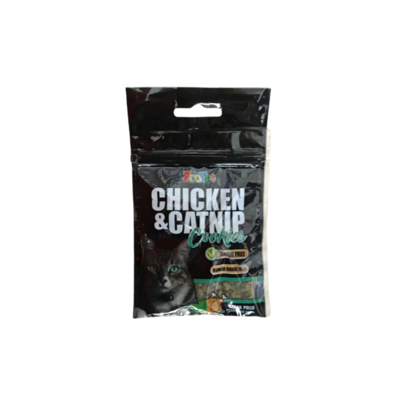 COOKIES ZOOTEC POLLO Y CATNIP PARA GATOS