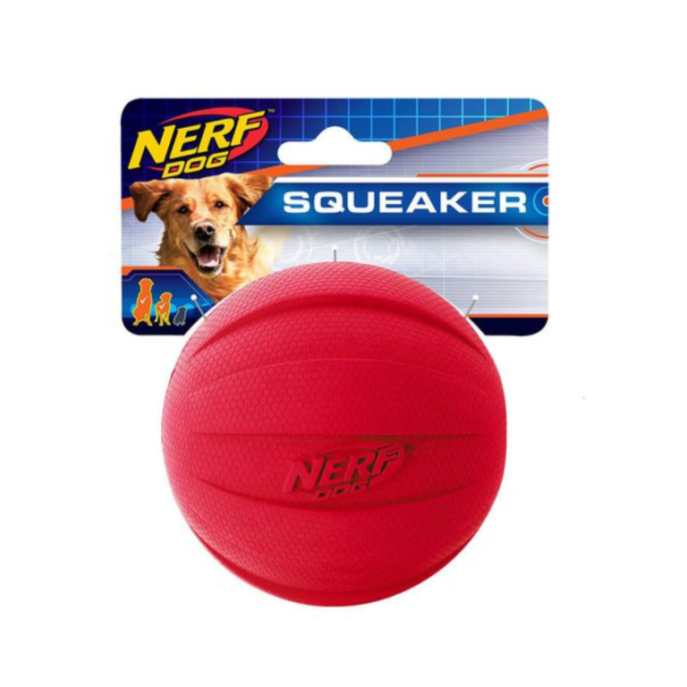 PELOTA NERF SQUEAKER RED