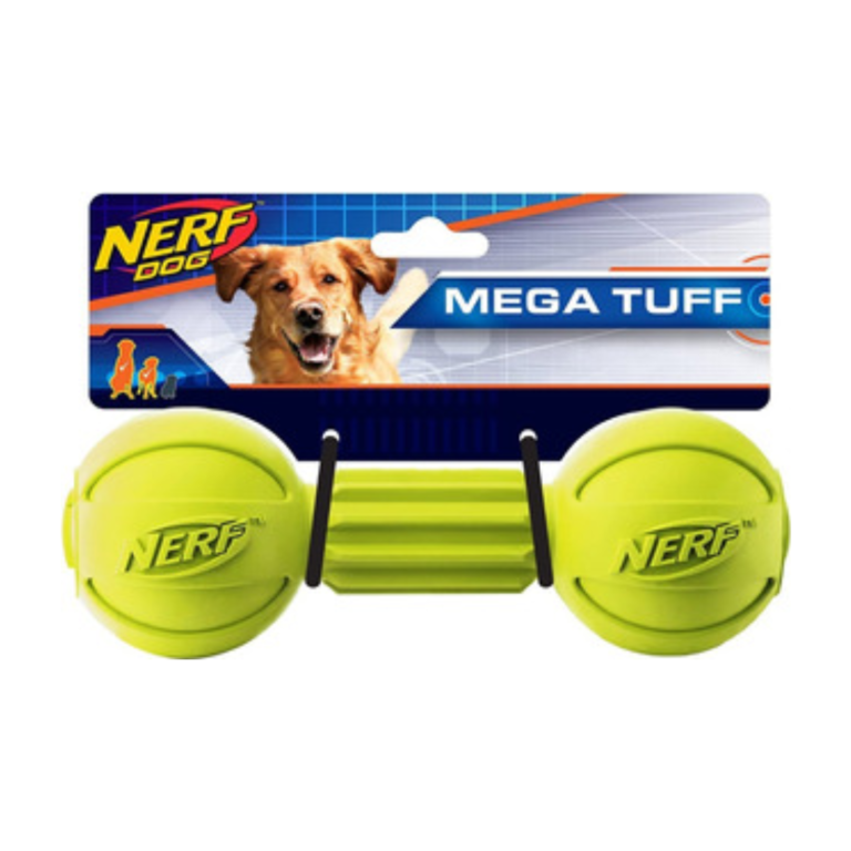 MANCUERNA NERF BARBELL CHEW GREEN