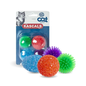 PELOTAS DE GOMA RASCALS PARA GATOS