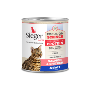 LATA SIEGER KATZE WET ADULT SALMON Y POLLO