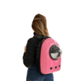 MOCHILA CON CAPSULA ESTAMPADA