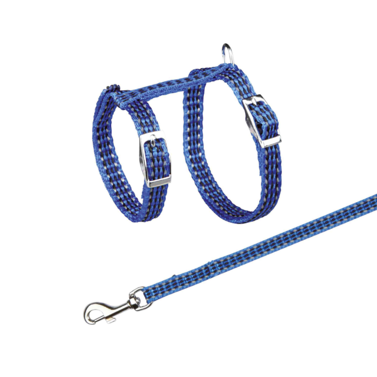CONJUNTO ARNES Y CORREA TRIXIE REFLECTANTE PARA GATOS