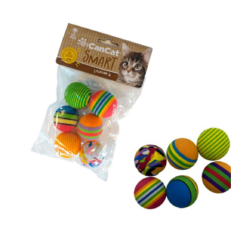 PACK 6 PELOTAS CANCAT GATO