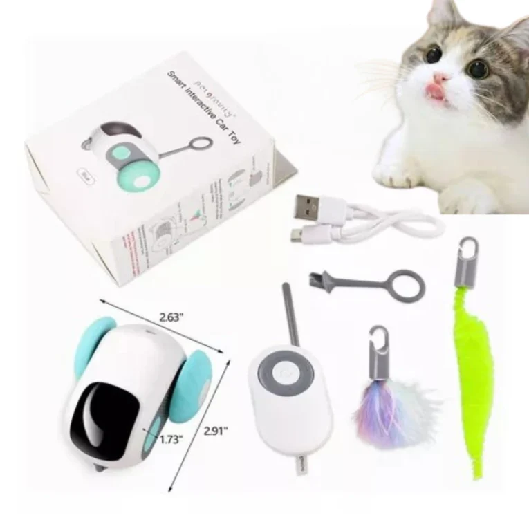 AUTO CON CONTROL REMOTO PARA GATOS 3