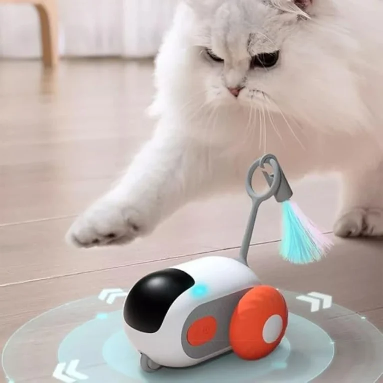 AUTO CON CONTROL REMOTO PARA GATOS