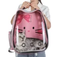 MOCHILA TRANSPARENTE CON DIBUJO DE ANIMALITO