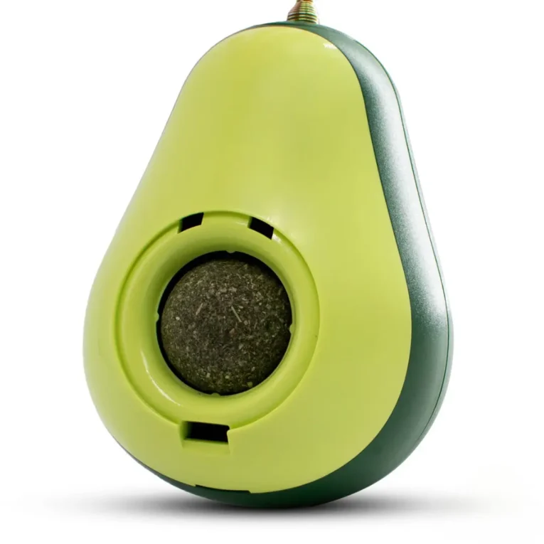 JUGUETE CATNIP PALTA CON PLUMA BEEPEX 1