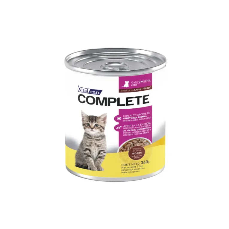 LATA VITALCAN COMPLETE KITTEN HIGADO EN SALSA