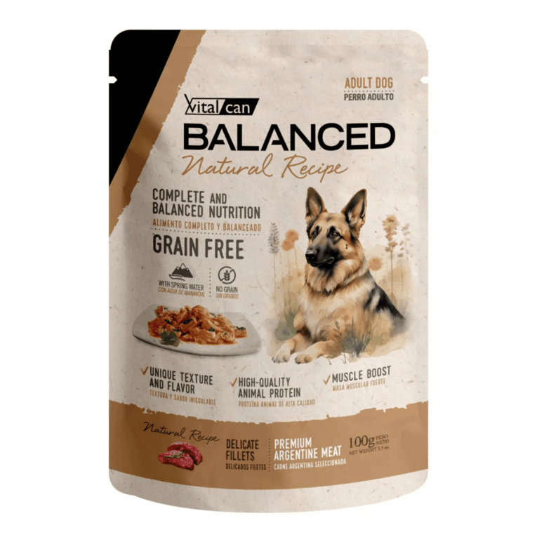 POUCH VITALCAN NR DOG ADULT CARNE