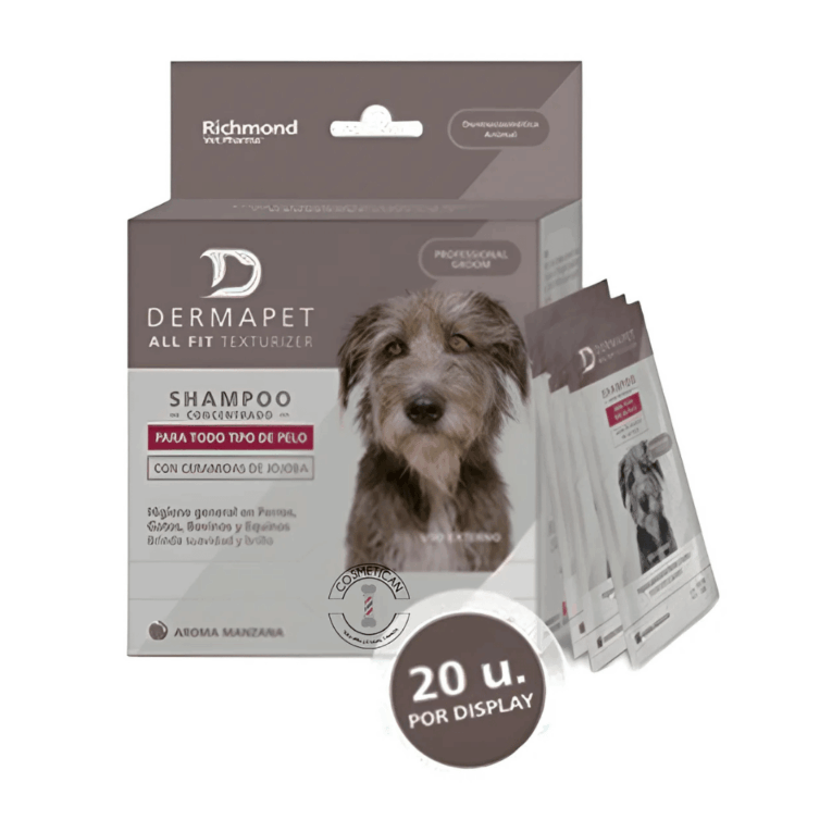 SHAMPOO DERMAPET PARA TODO TIPO DE PELO SACHET