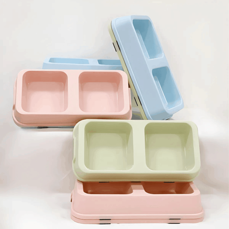 comedero pastel doble