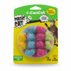 RATONES MULTICOLORES CON CATNIP CANCAT x 12