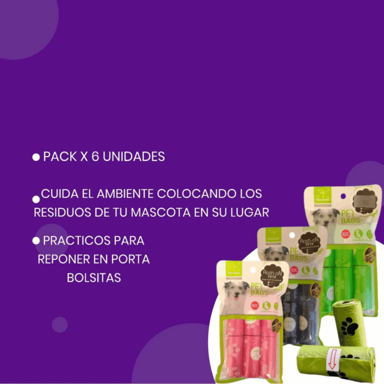 REPUESTO BOLSITAS BIODEGRADABLES SJ X 63