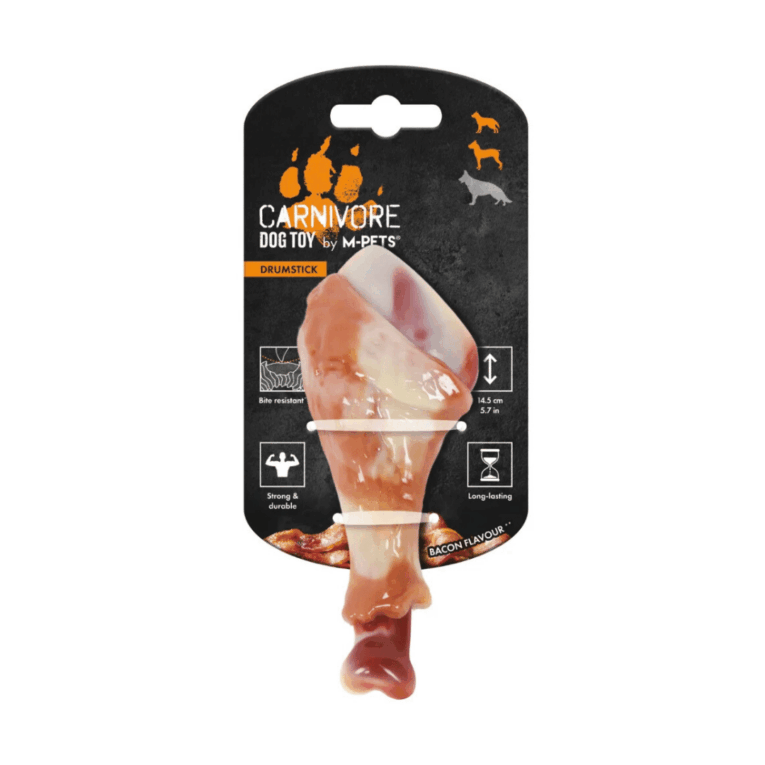 JUGUETE CARNIVORE DRUMSTICK SABOR BACON