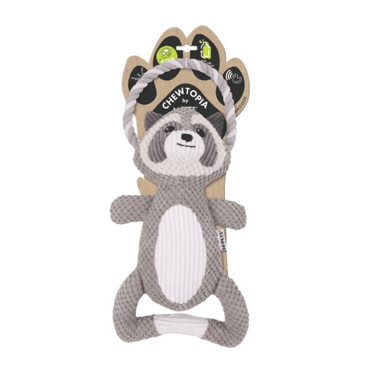 PELUCHE CHEWTOPIA MAPACHE M-PETS