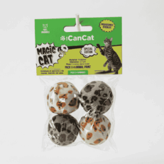 PACK X 4 PELOTAS ANIMAL PRINT CANCAT