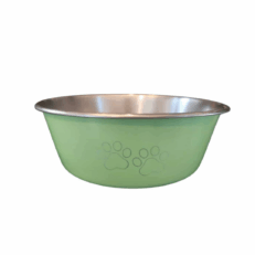 COMEDERO DE ACERO INOXIDABLE VERDE BP