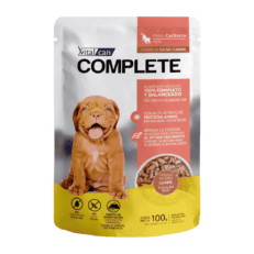 POUCH VITALCAN COMPLETE DOG PUPPY CARNE