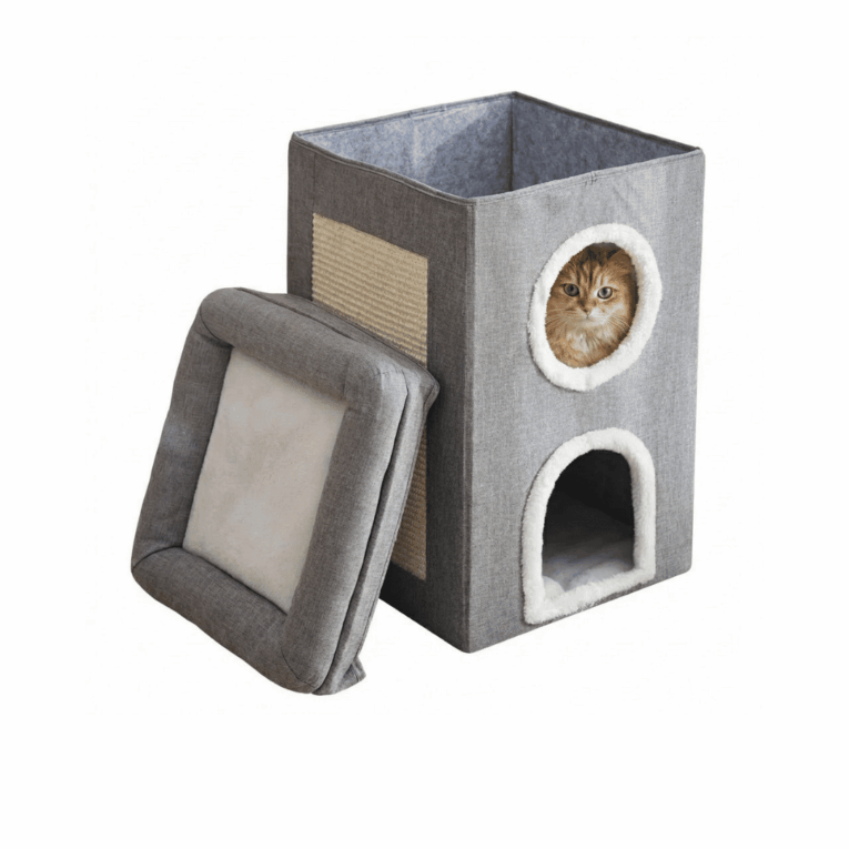 CAMA CUCHA RASCADOR PLEGABLE2