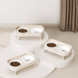 COMEDERO DOBLE DE CERAMICA CON BASE