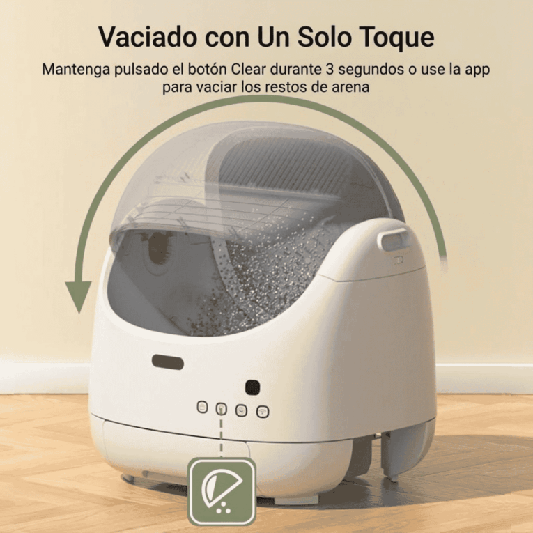 LITERA CON LIMPIEZA AUTOMÁTICA BEEPAW DUN-E8