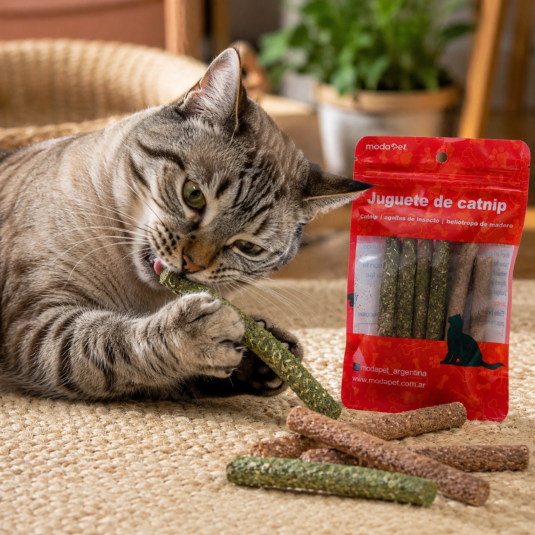 PACK DE BARRITAS DE CATNIP 6 UN