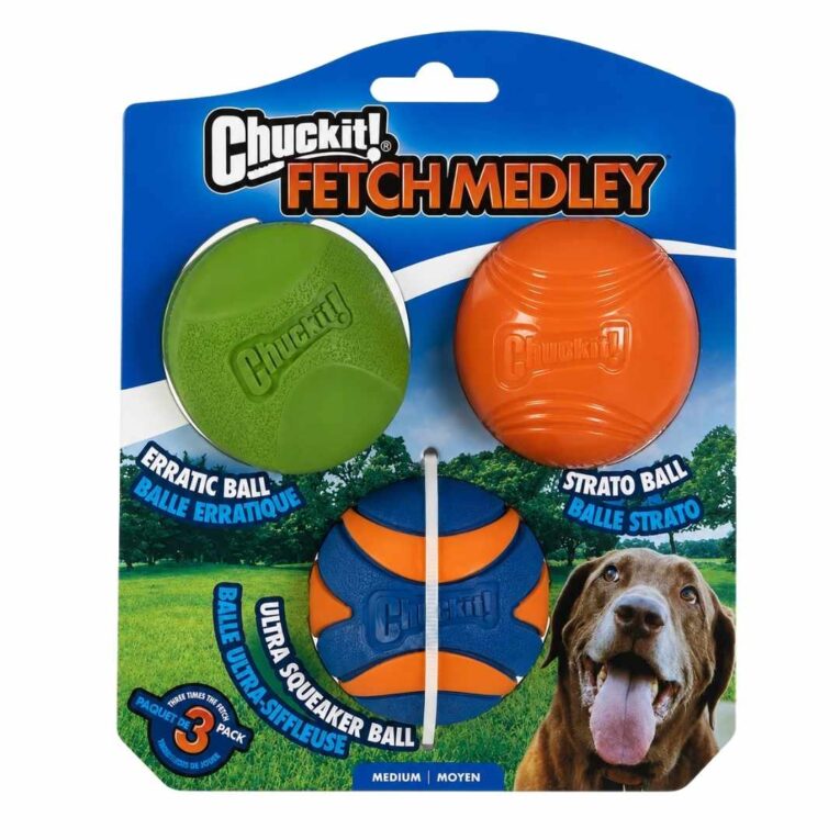 PELOTAS CHUCKIT FETCH MEDLEY PARA LANZAR