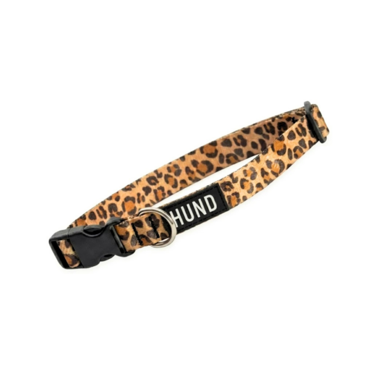COLLAR HUND ANIMAL PRINT