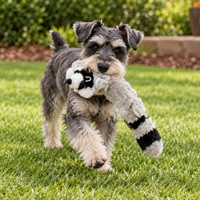 PELUCHE KONG SCRUNCH KNOTS RACOON1